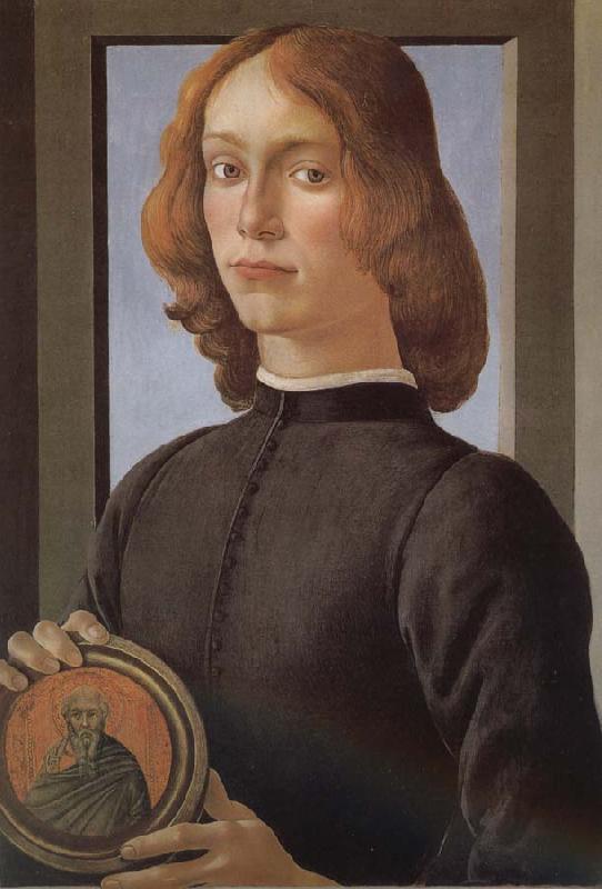 Sandro Botticelli Man as oil painting image